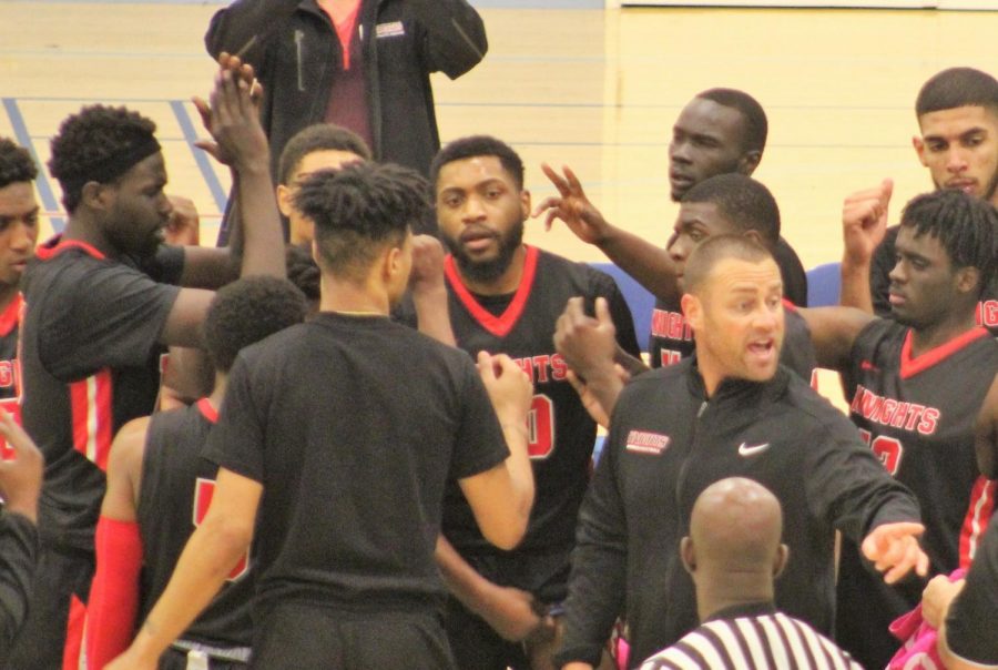 San Diego City College men's basketball team and coach Mitch Charlens
