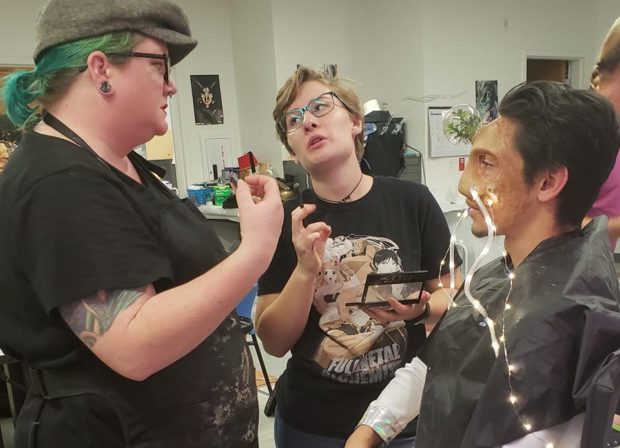 City FX students discuss their project while preparing for Breakthrough: The future