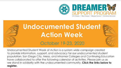 Undocumented Student Action Week