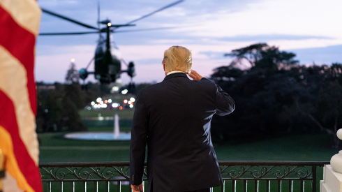 Trump Returns to White House
